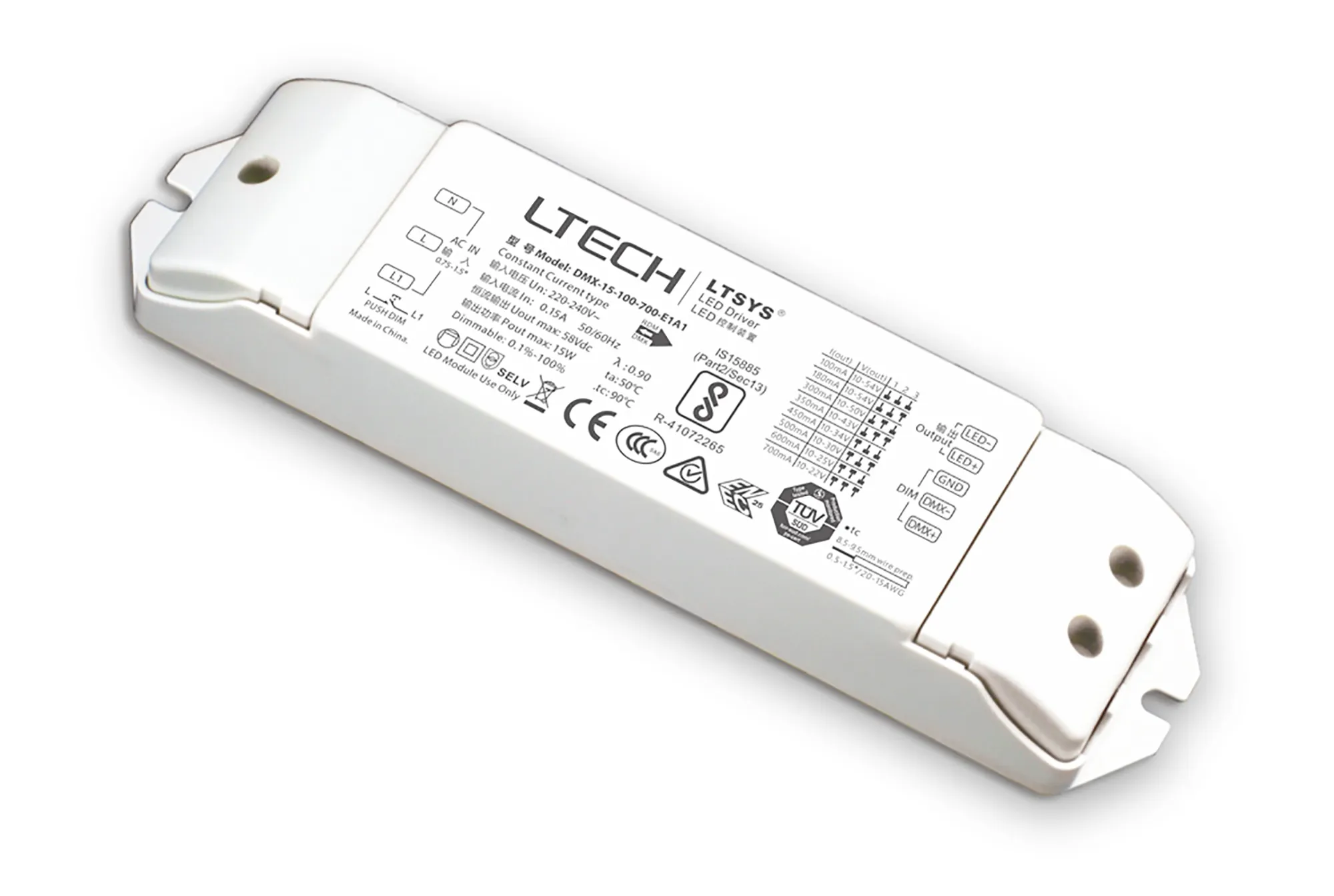 DMX Constant Current Drivers LTECH DMX Driver
